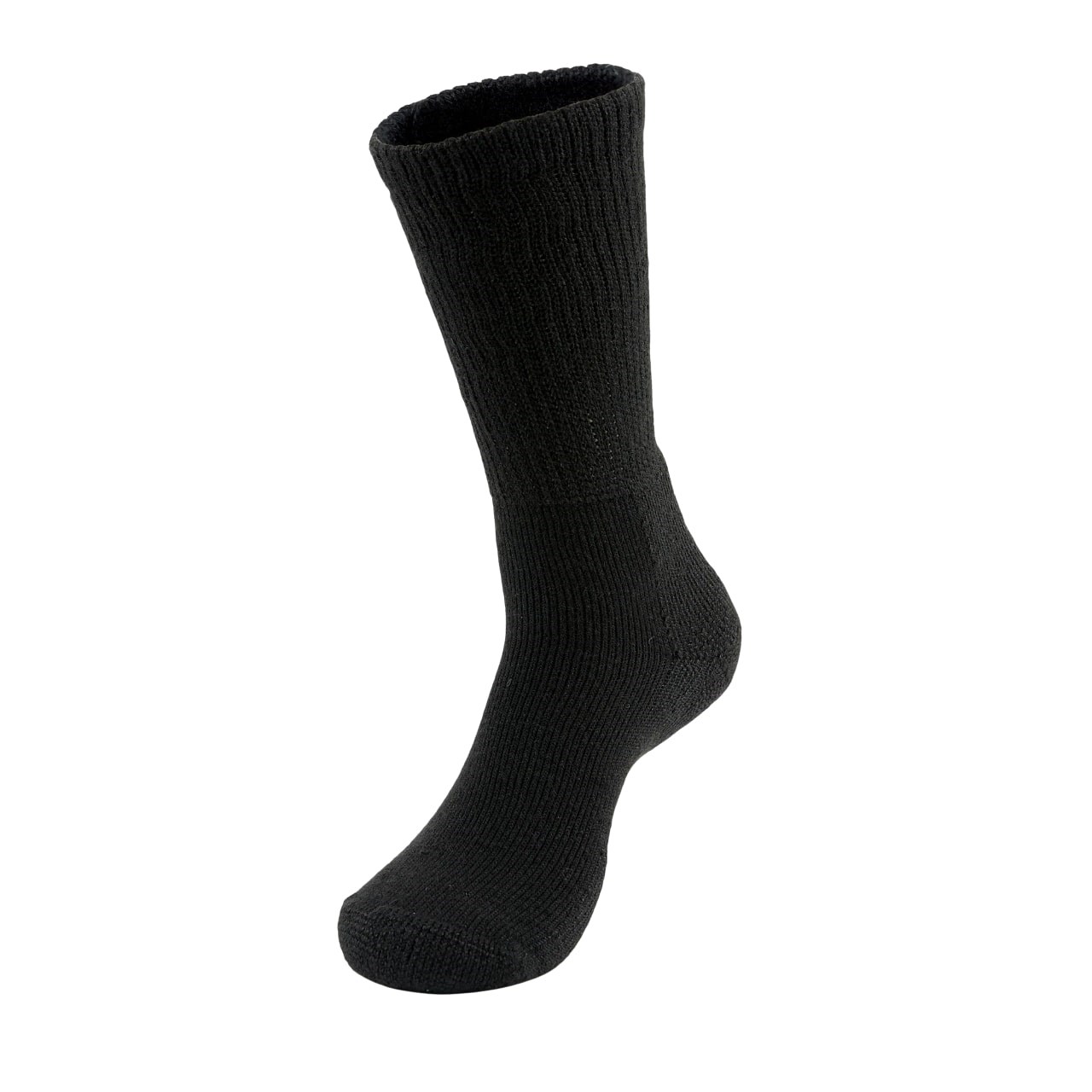 Thorlo Max Cushion Unisex Crew Running Socks - Black