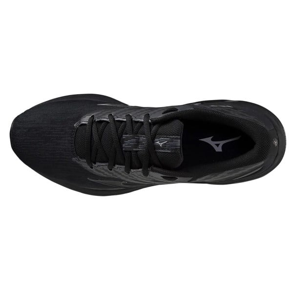 Mizuno Wave Equate 7 - Womens Running Shoes - Black/Metallic Gray