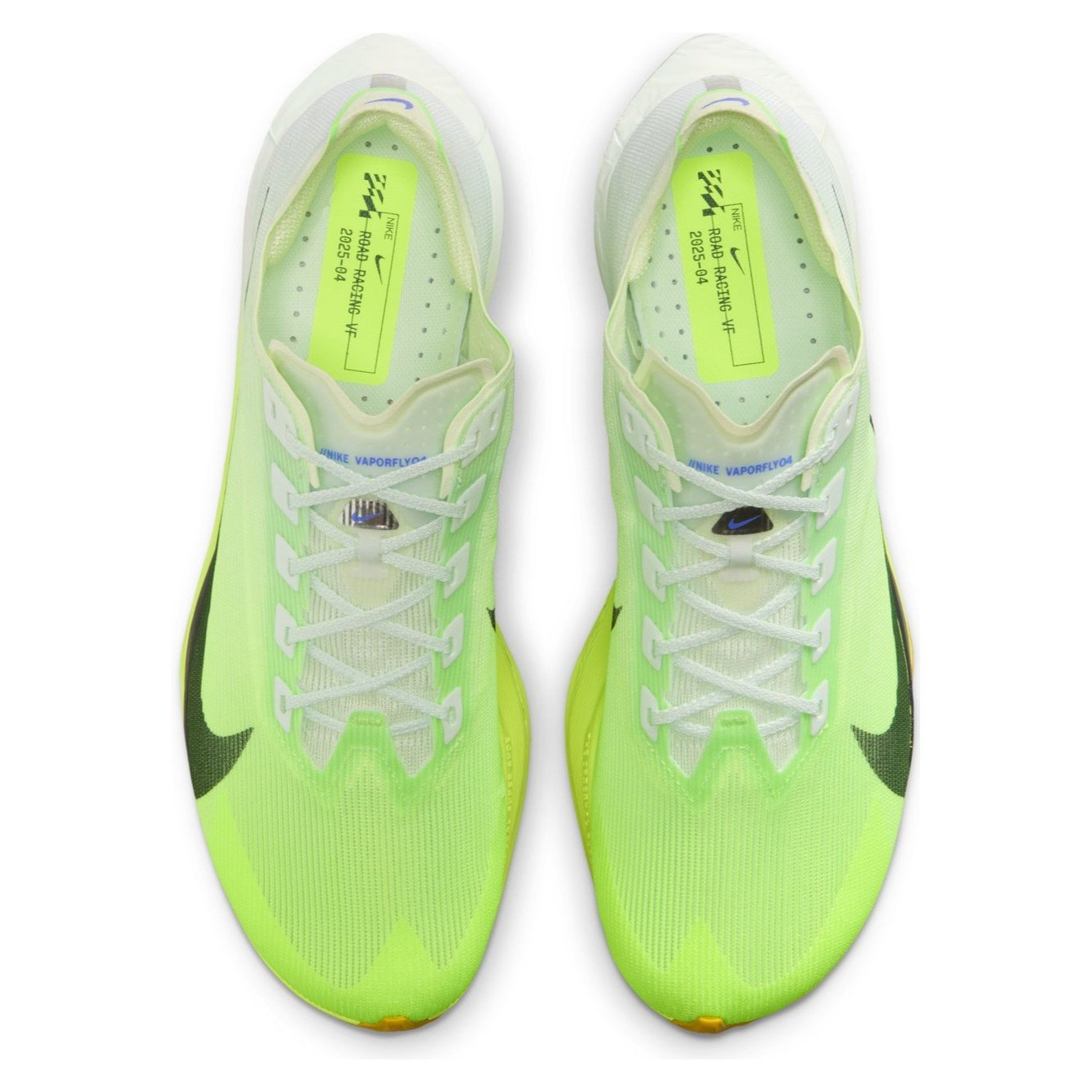 Nike ZoomX Vaporfly 4 - Mens Racing Shoes - Barely Green/Black Spruce/Volt Tint