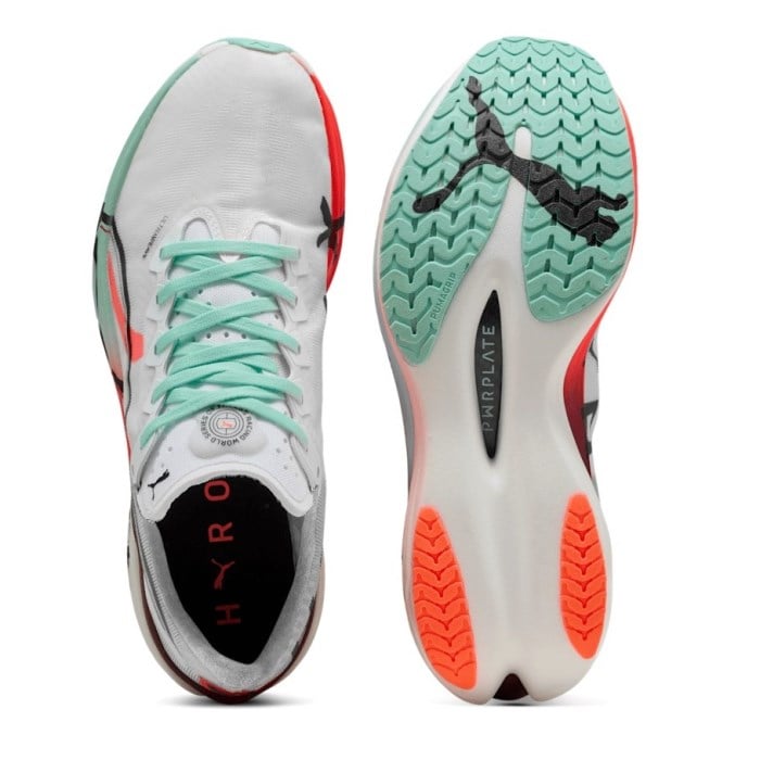 Puma Deviate Nitro Elite 3 Hyrox - Mens Running Shoes - Glowing Red/Puma White