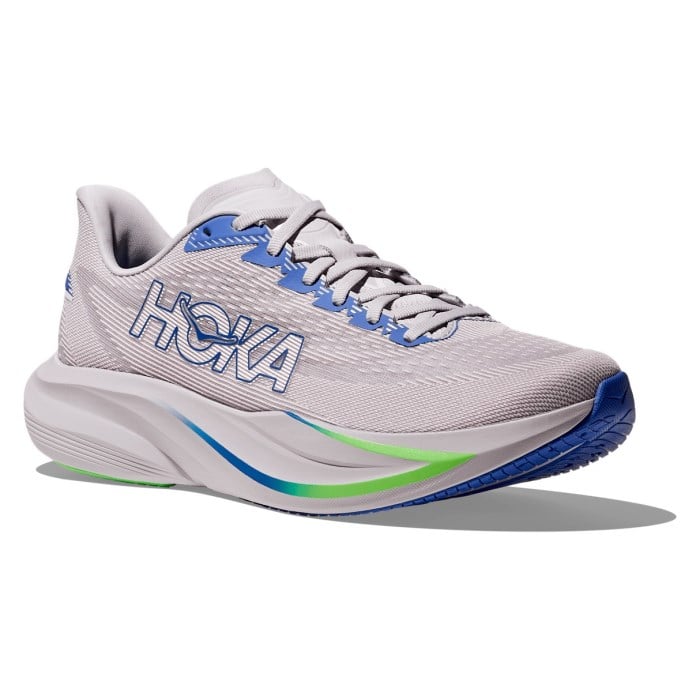 Hoka Mach 7 - Mens Running Shoes - Ash Grey/Cobalt Blue