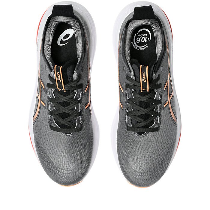 Asics Gel Nimbus 27 - Mens Running Shoes - Carbon/Mojave