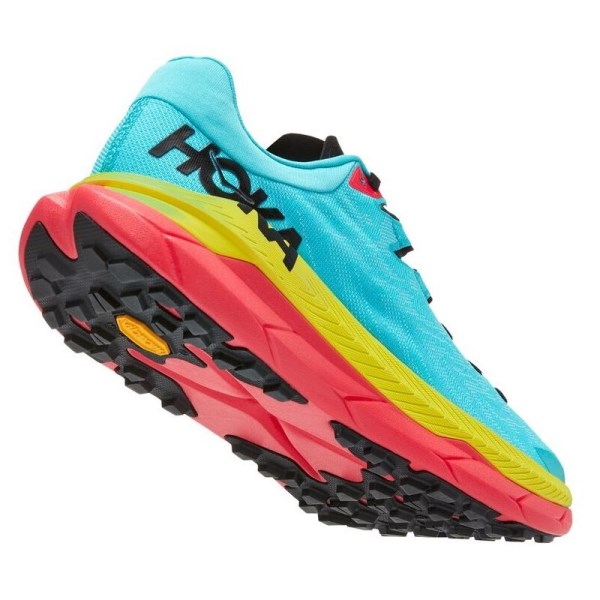 Hoka Tecton X - Mens Trail Running Shoes - Scuba Blue/Diva Pink