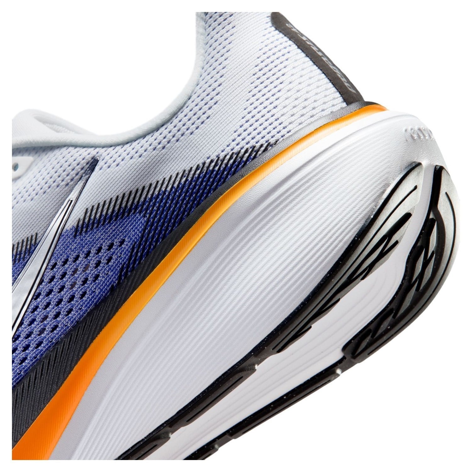 Nike Pegasus 42 - Mens Running Shoes - White/Metallic Silver/Lapis/Total Orange