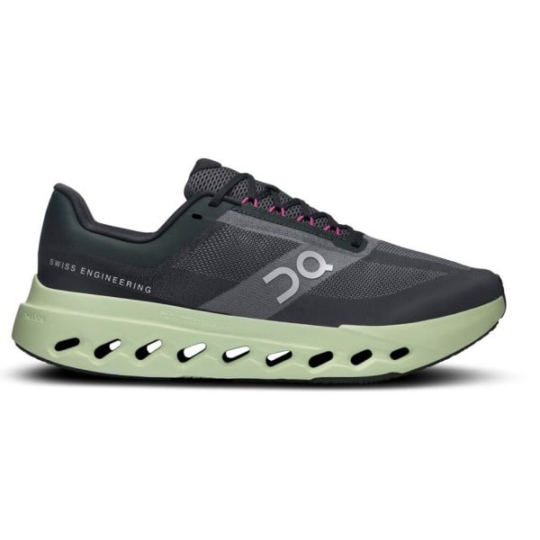 On Cloudsurfer Next - Womens Running Shoes - Black/Lima