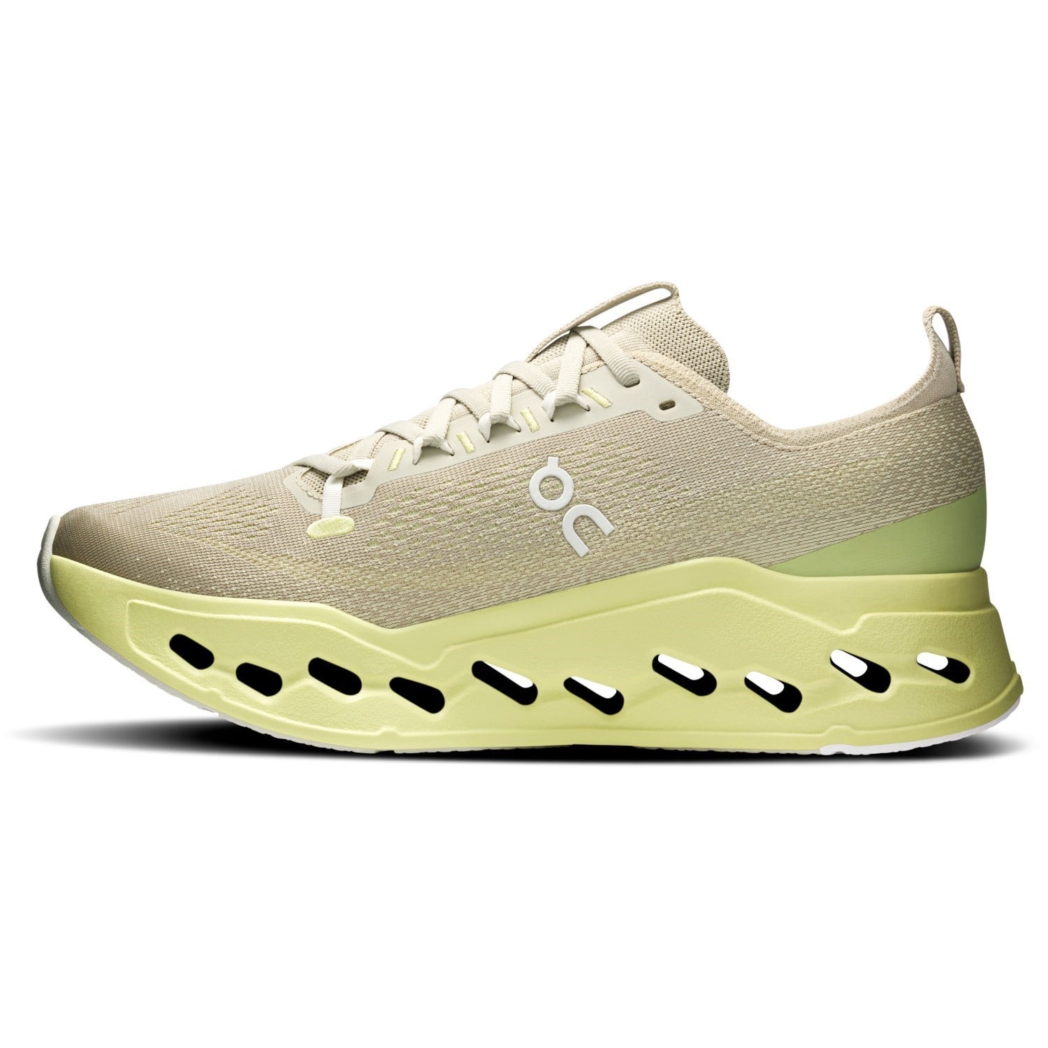 On Cloudsurfer Max - Mens Running Shoes - Pelican/Limelight