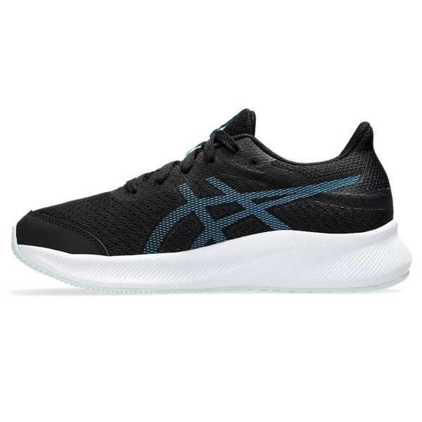 Asics Patriot 13 GS - Kids Running Shoes - Black/Blue Teal