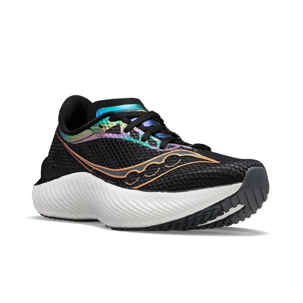 Saucony Endorphin Pro 3 - Womens Road Racing Shoes - Black/Goldstruck