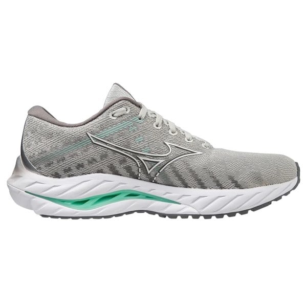 Mizuno Wave Inspire 19 - Womens Running Shoes - Harbor Mist/White/Spring Bud