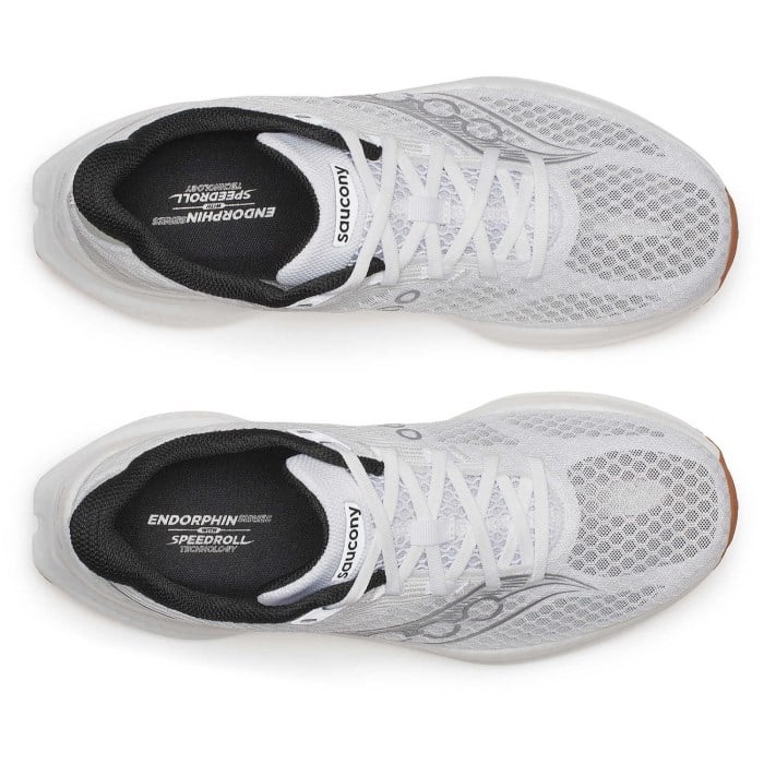 Saucony Endorphin Speed 5 - Mens Running Shoes - White/Gum