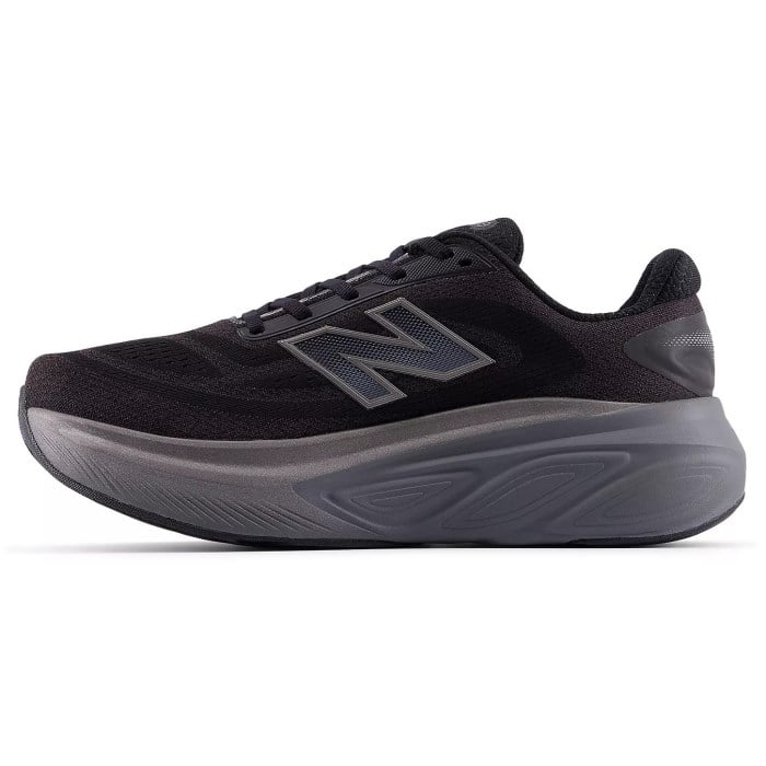 New Balance Fresh Foam More v6 - Mens Running Shoes - Black/Castlerock/Black Metallic