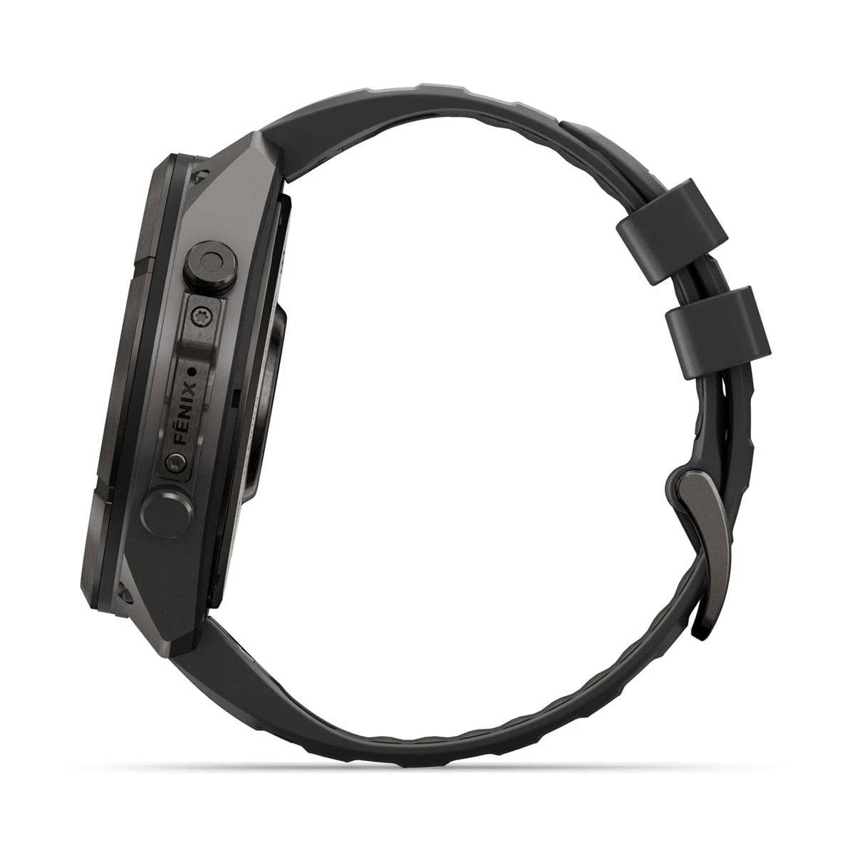 Garmin Fenix 9 Pro 51mm Premium Multisport Smartwatch - Carbon Grey DLC Titanium with Black/Pebble - Carbon Grey DLC Titanium with Black/Pebble Grey Silicone Band - image 8