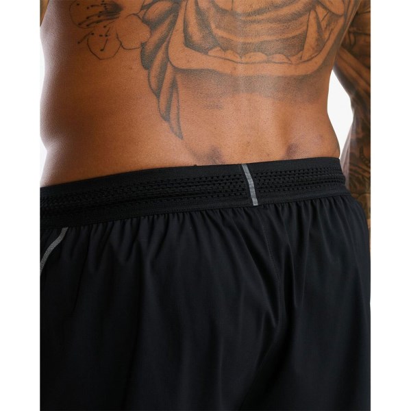 2XU Light Speed 3 Inch Mens Running Shorts - Black/Black Reflective