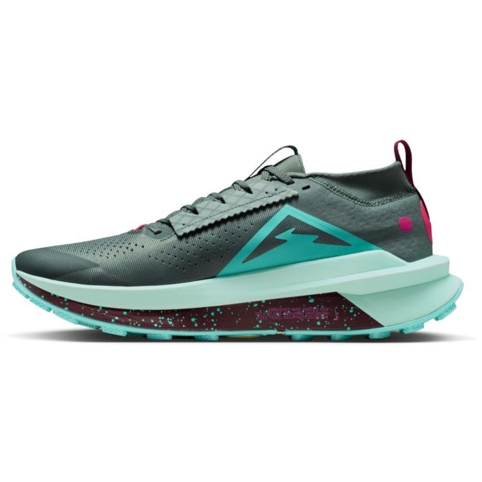 Nike ZoomX Zegama Trail 2 - Mens Trail Running Shoes - Clay Green/Bleached Turq/Mint Foam