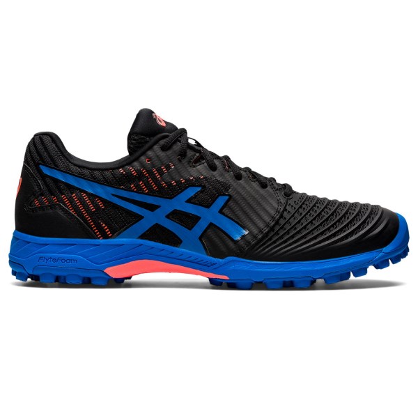 Asics Field Ultimate FF - Mens Hockey Shoes - Black/Electric Blue
