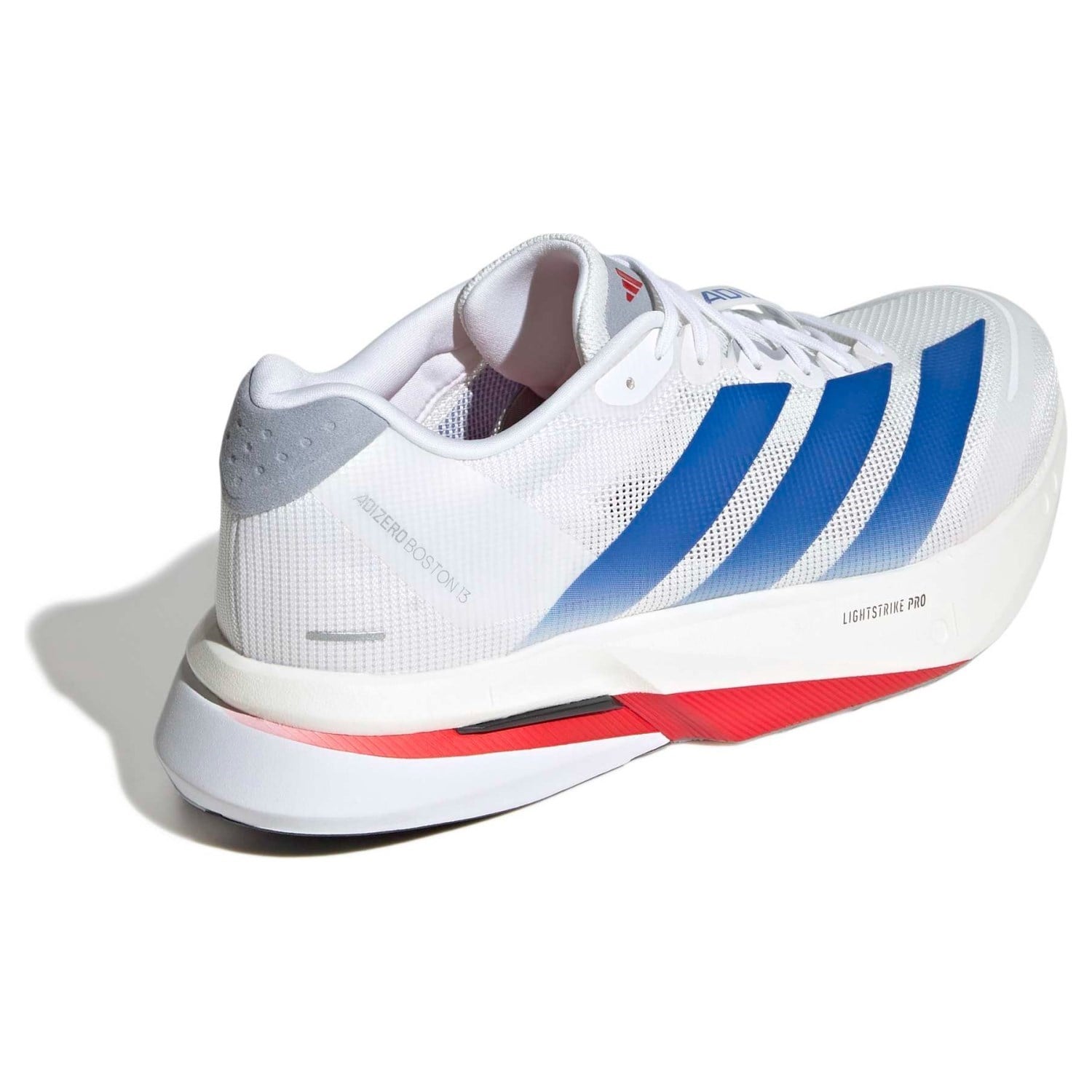adidas Adizero Boston 13 - Mens Running Shoes - Cloud White/Team Royal Blue/Halo Silver