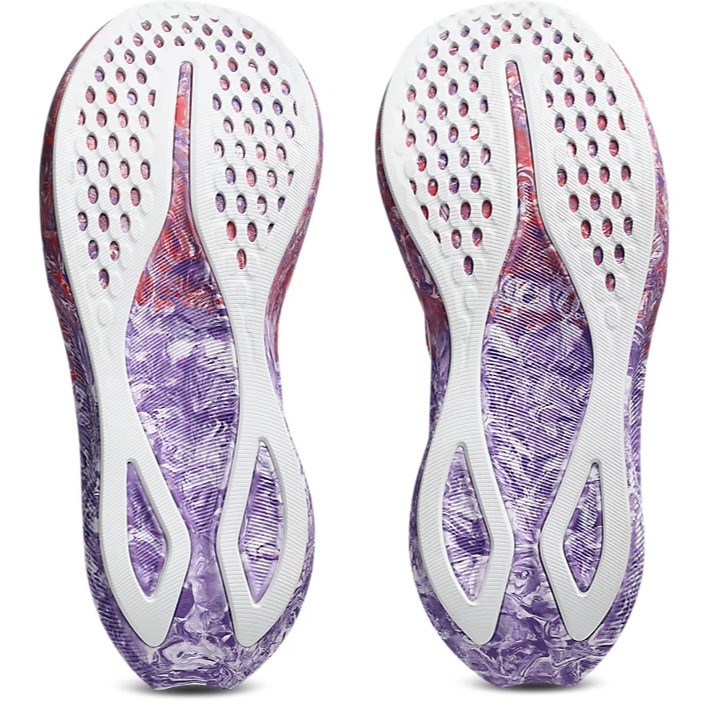 Asics Gel Noosa Tri 16 - Womens Running Shoes - White/Edo Purple