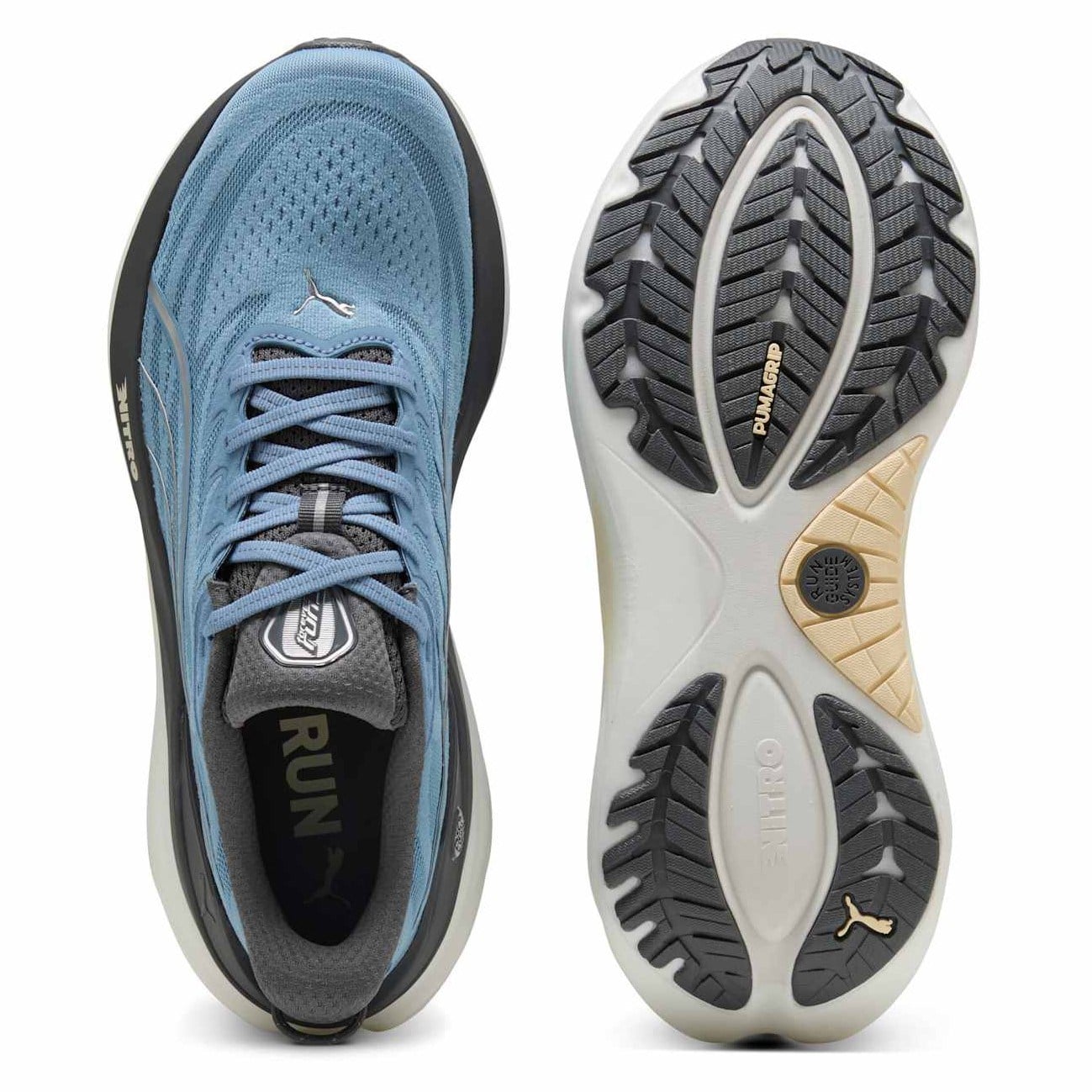Puma ForeverRun Nitro 3 - Mens Running Shoes - Zen Blue/Moody Grey - image 3