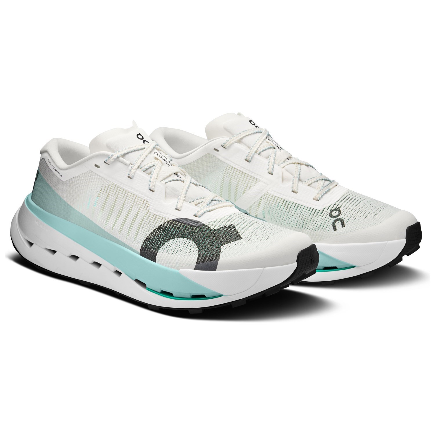 On Cloudultra Pro - Mens Trail Running Shoes - Ivory/Celeste - image 6