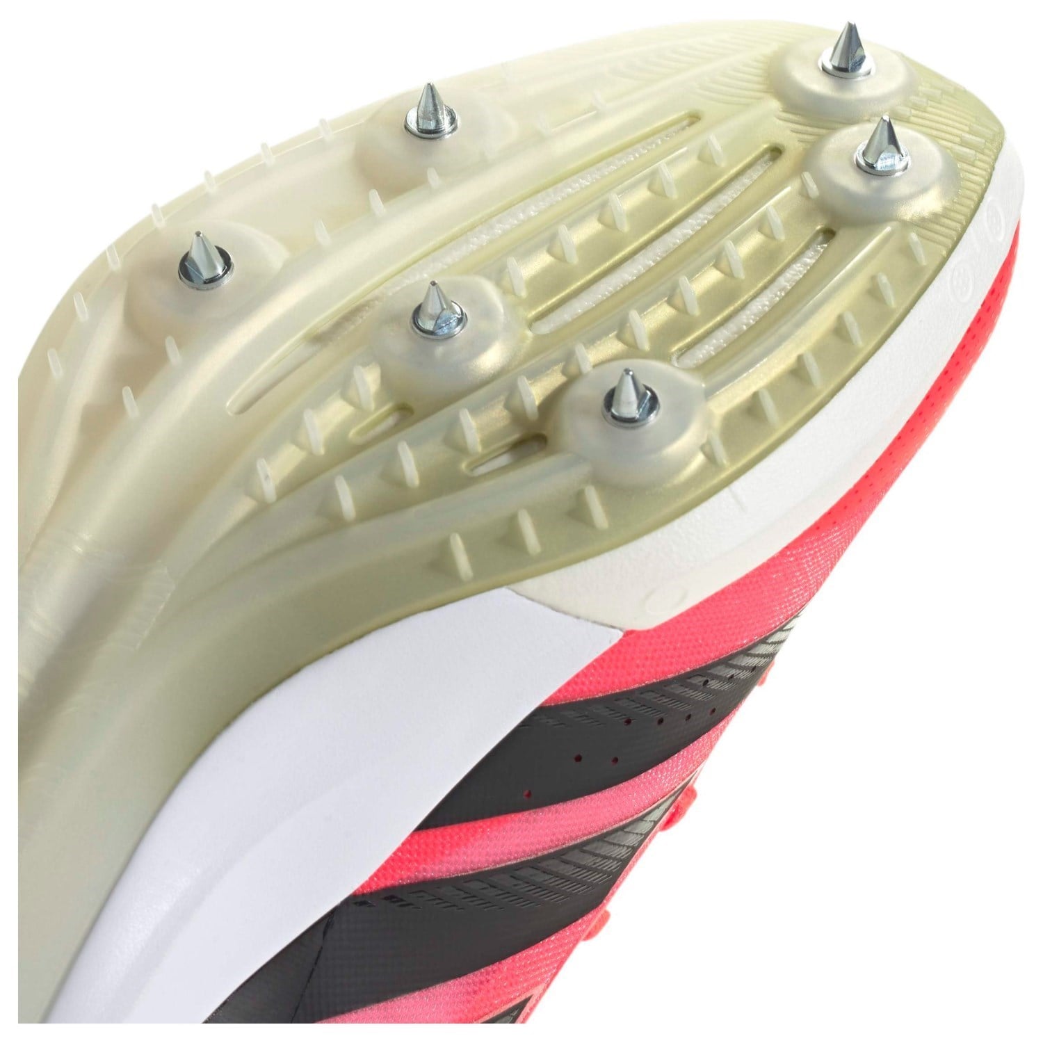 adidas Adizero Finesse - Unisex Sprint Track Spikes - Solar Turbo/Core Black/Gold Metallic - image 7