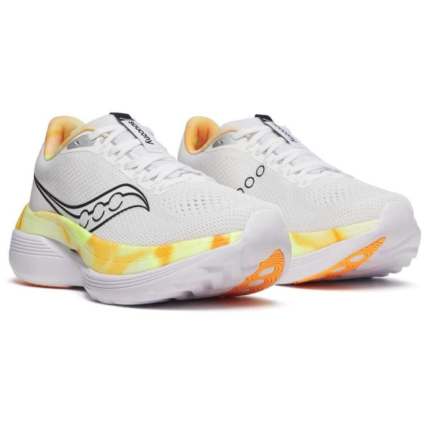 Saucony Endorphin Trainer - Mens Running Shoes - White/Black