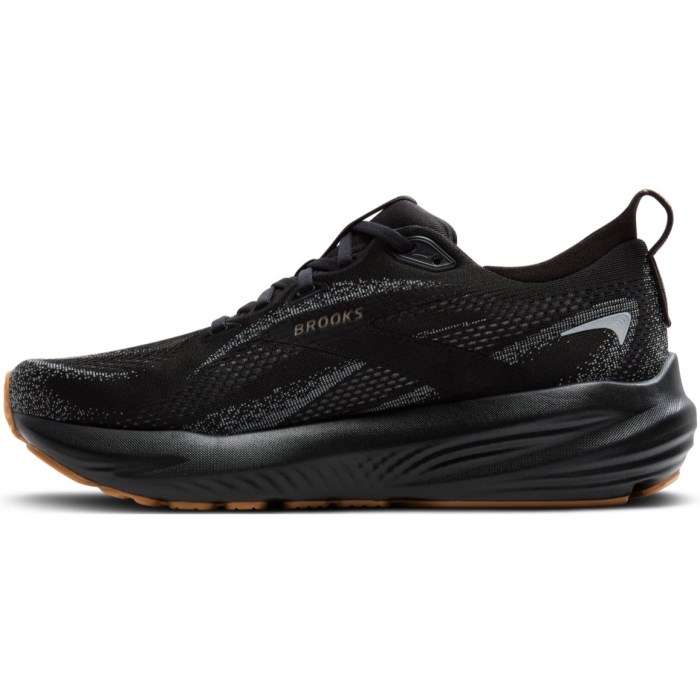 Brooks Glycerin 22 - Mens Running Shoes - Black/Gray/Biscuit
