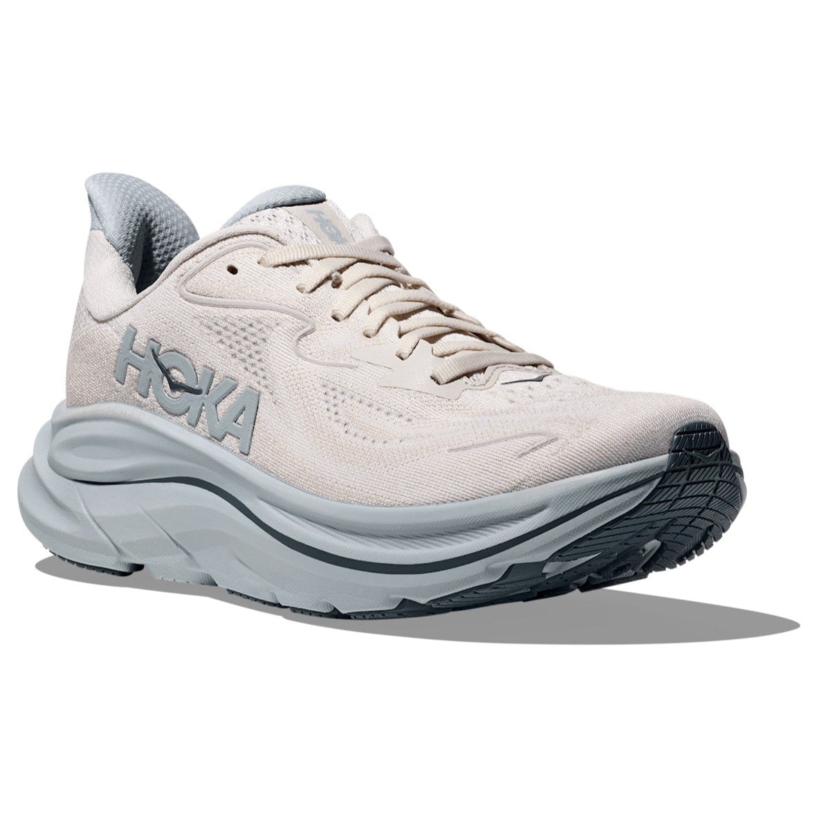 Hoka Clifton 10 - Womens Running Shoes - Grout/Mineral Blue