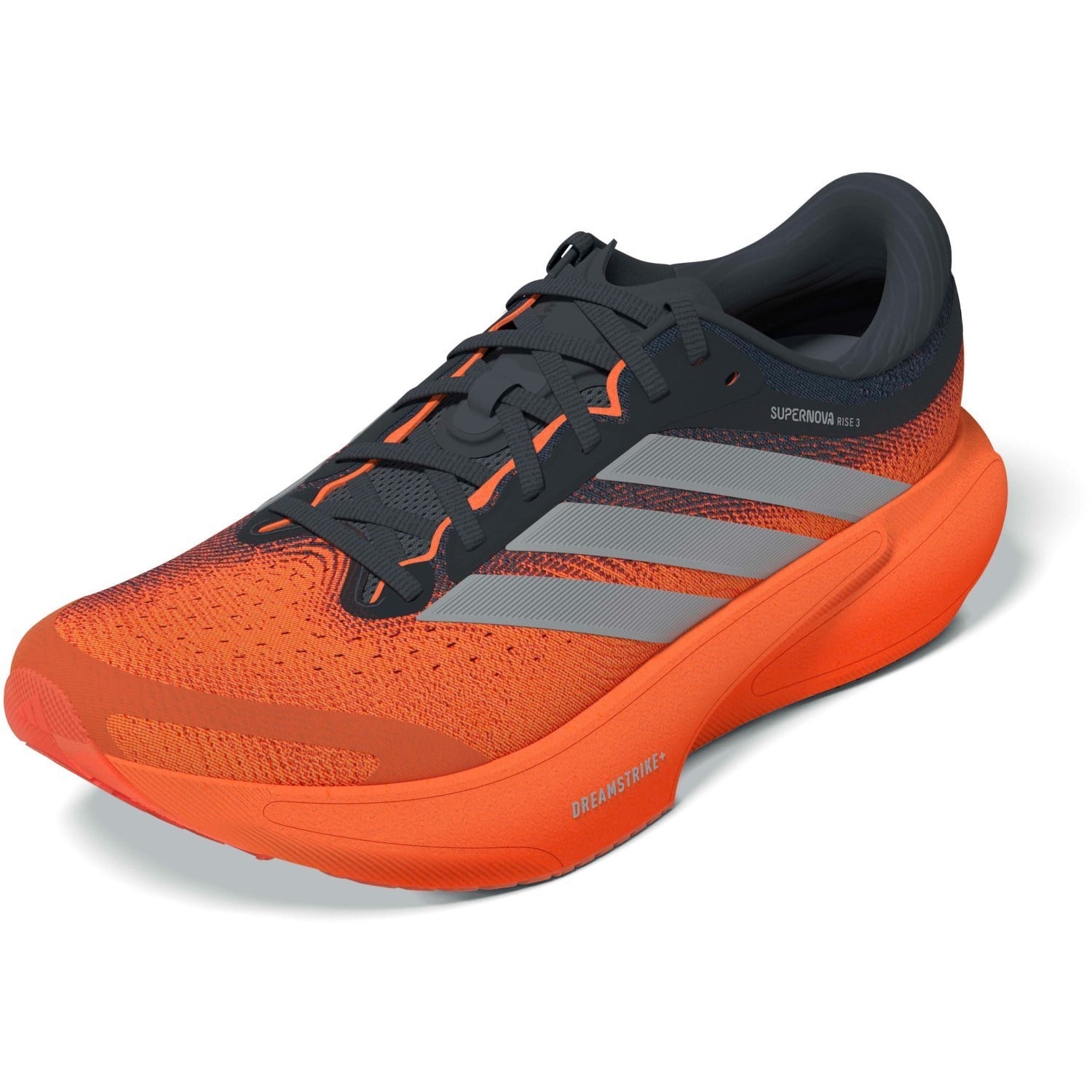 adidas Supernova Rise 3 - Mens Running Shoes - Aurora Onix/Silver Metallic/Lucid Orange