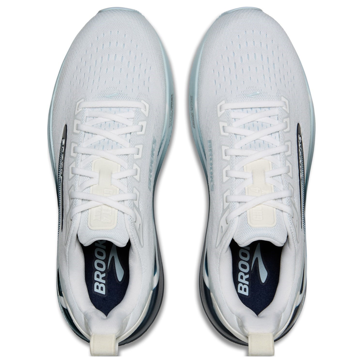 Brooks Ghost Max 4 - Mens Running Shoes - White/Navy/Blue - image 5