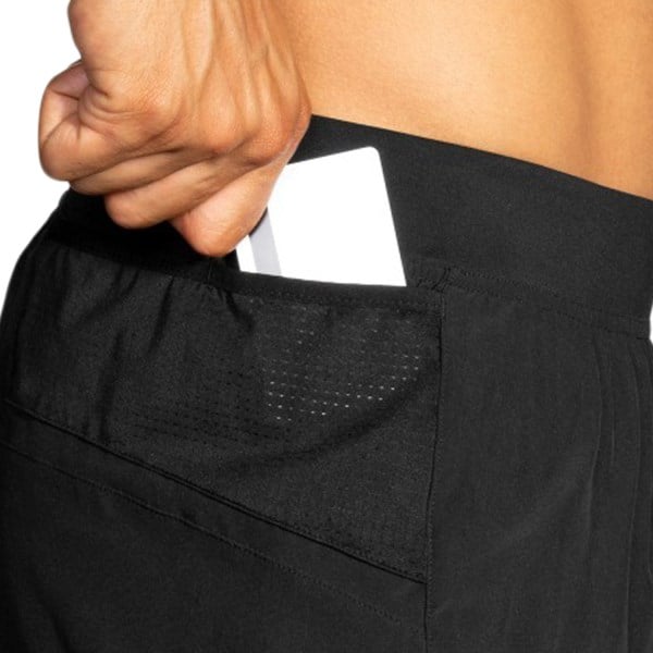 Brooks Sherpa 5 Inch Mens Running Shorts - Black