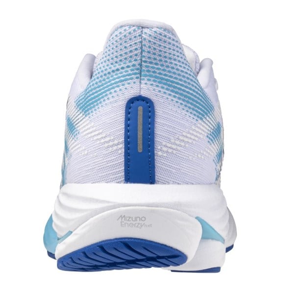 Mizuno Wave Rider 28 - Womens Running Shoes - White/Mugen Blue/River Blue