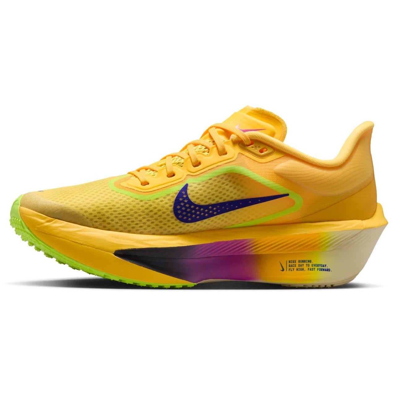 Nike Zoom Fly 6 - Womens Running Shoes - Citron Pulse/Indigo Burst/Volt Ice