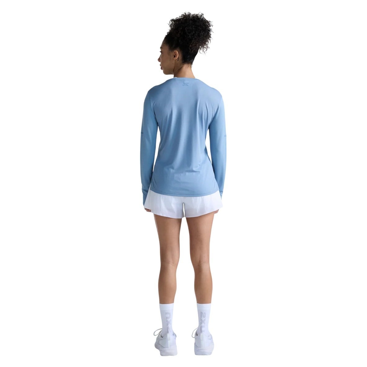 2XU Womens Aero Long Sleeve Top - Blue Shade/Blue Shade Reflective - image 4