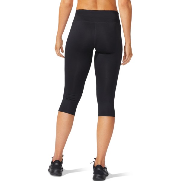 Asics Silver Womens Capri Training Tights - Triple Black