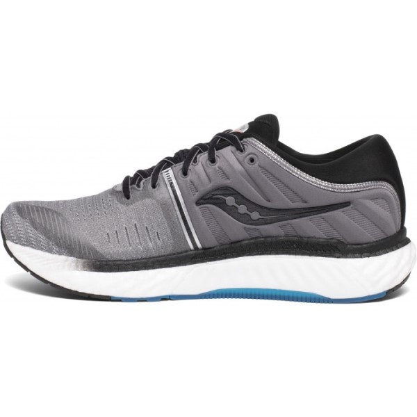 Saucony Hurricane 22 - Mens Running Shoes - Grey/Black