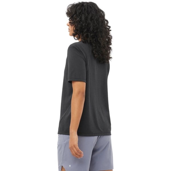 Salomon Shakeout Core Womens T-Shirt - Deep Black