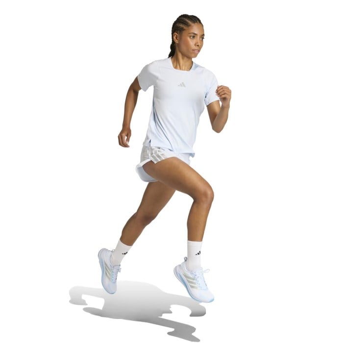 adidas Adizero Ekiden Womens Running T-Shirt - Crystal Sky