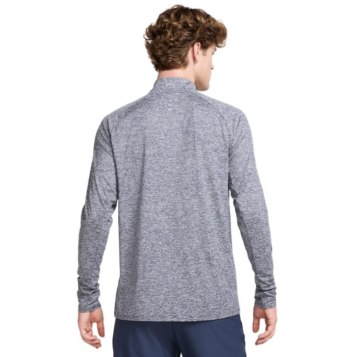 Nike Stride Mens Quarter Zip Running Top - Thunder Blue/Heather/Reflective Silver