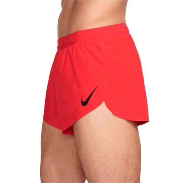 Nike Aeroswift 2 Inch Brief-Lined Mens Running Shorts - Light Crimson/Black