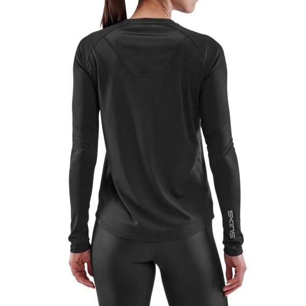 Skins Series-3 Womens Long Sleeve Training Top - Black