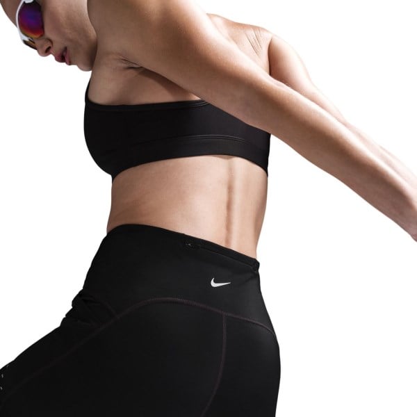 Nike Womens Swift High-Waisted 4 inch Tight Shorts - Black/Reference Silver