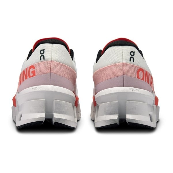 On Cloudmonster 2 - Womens Running Shoes - White/Flame