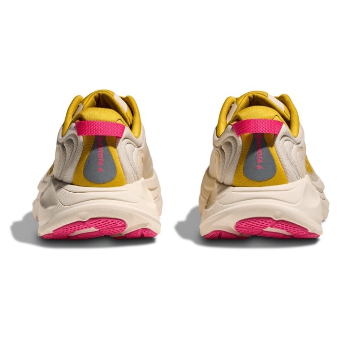 Hoka Gaviota 6 - Womens Running Shoes - Birch/Yellow Gold