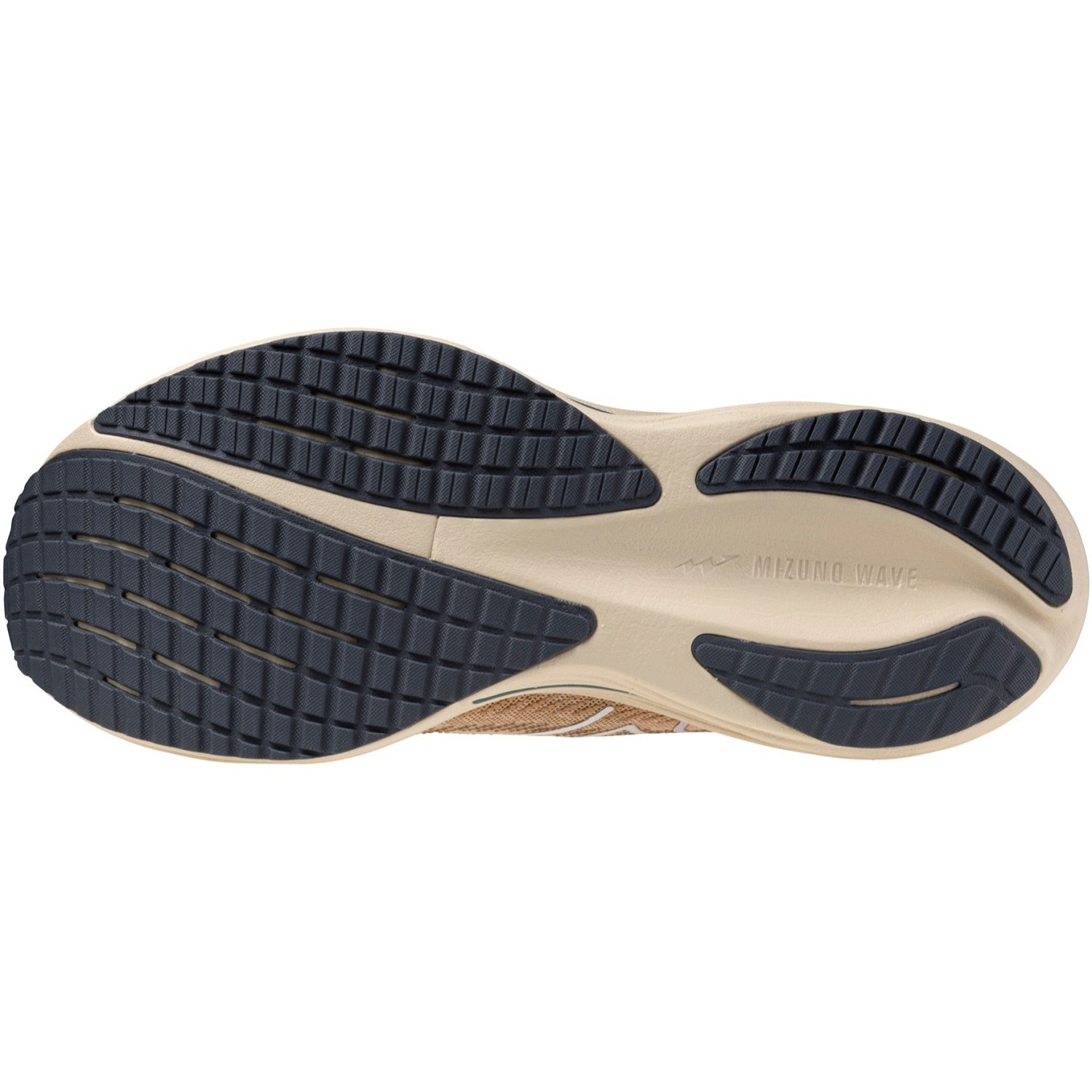 Mizuno Wave Rider 29 - Mens Running Shoes - Curds & Whey/White/North Atlantic