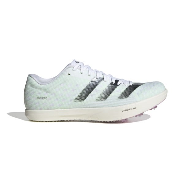 adidas Adizero LJ - Unisex Long Jump Spikes - Cloud White/Core Black/Green Spark