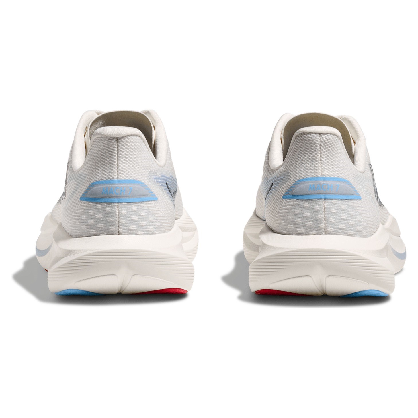 Hoka Mach 7 - Womens Running Shoes - Alabaster/Soaring Blue