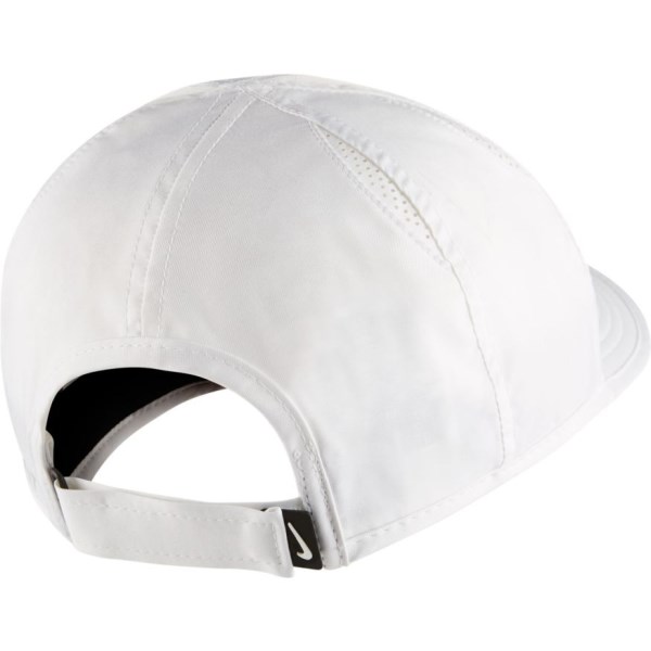 Nike Sportswear AeroBill Featherlight Running Cap - Triple White/Black