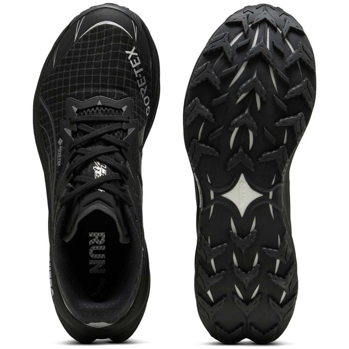 Puma Fast-Trac Nitro 4 GTX - Mens Trail Running Shoes - Puma Black/Puma Silver - image 4