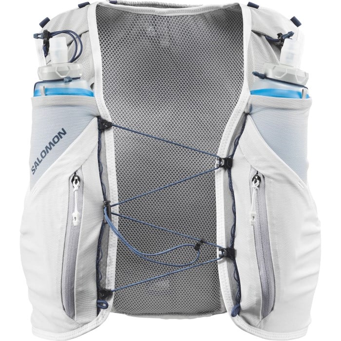 Salomon ADV Skin 12 Set Unisex Trail Running Vest With Flasks - Alloy/Gray Violet/Spellbound - image 2