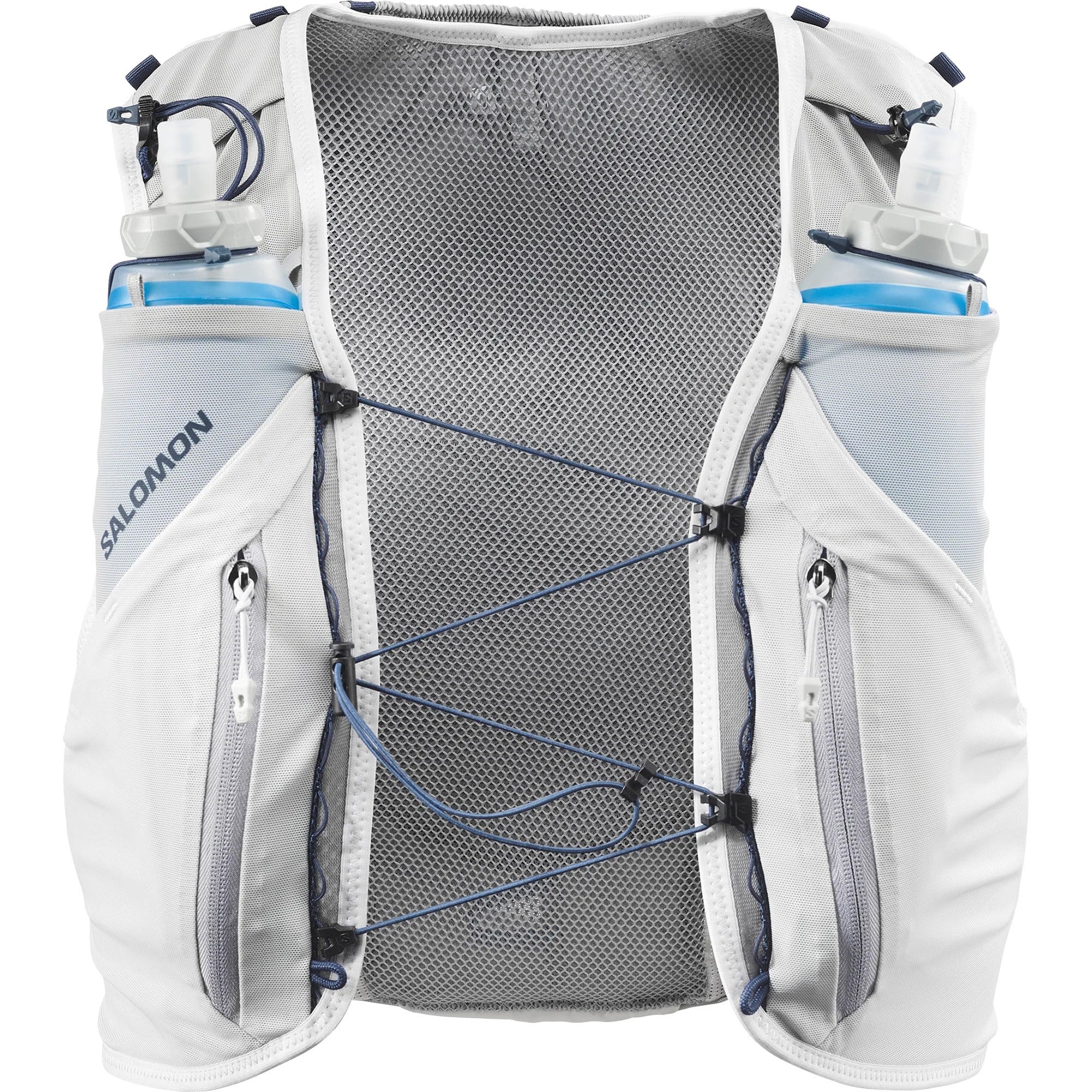 Salomon ADV Skin 12 Set Unisex Trail Running Vest With Flasks - Alloy/Gray Violet/Spellbound - image 2